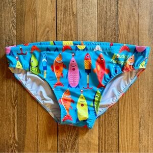 Budgy Smuggler Swim Brief | 32” | Fishes Print